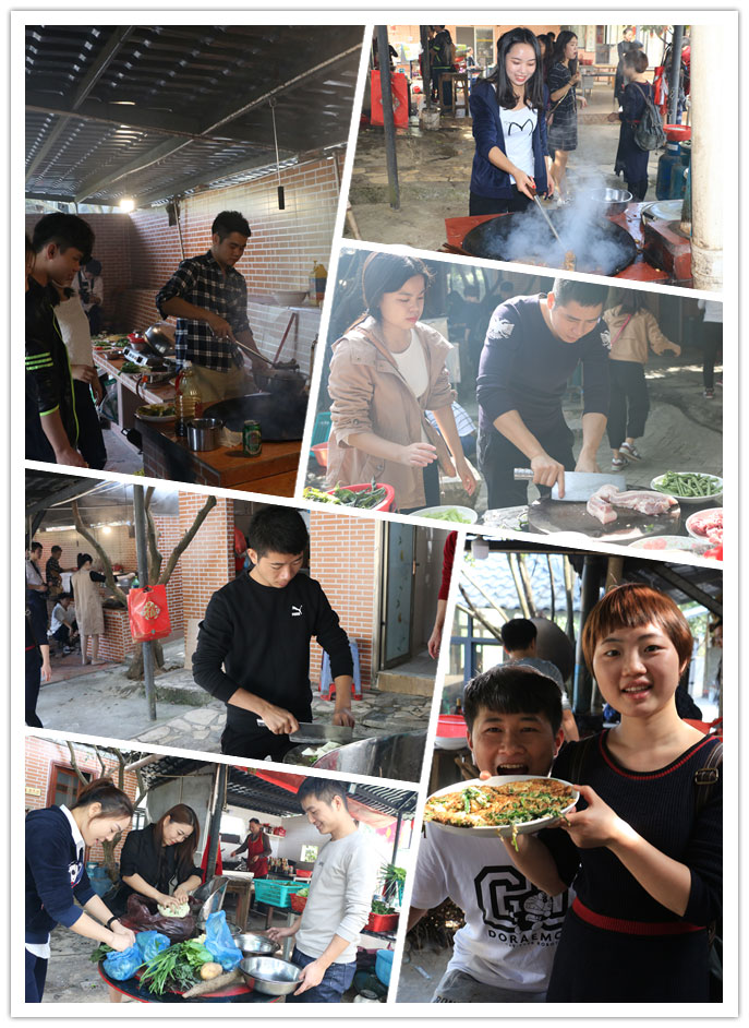 美食環節——才藝展示，各顯神通